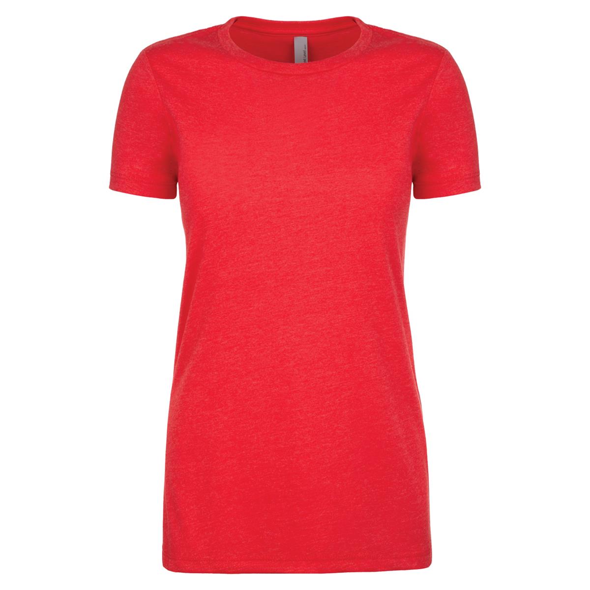 Women's CVC Crew - Red - Front