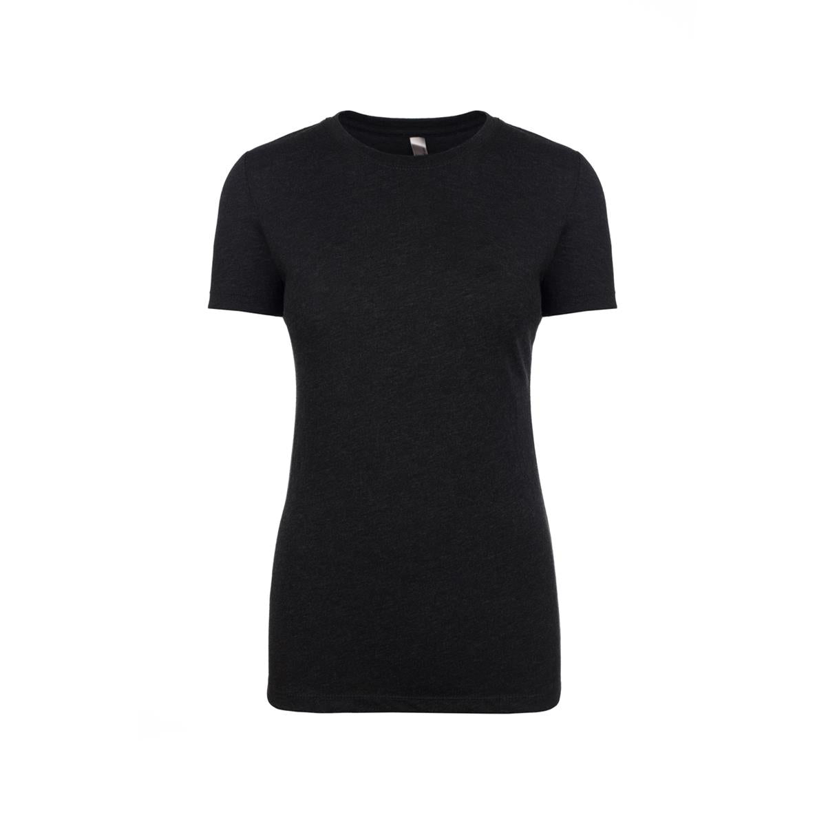 Women's Tri-Blend Crew - Vintage Black - Front