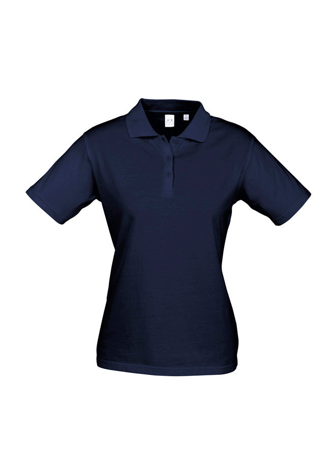 Ice Womens Short Sleeve Polo - Navy - Front