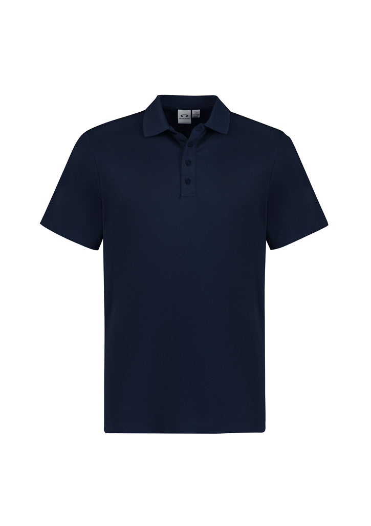 Action Mens Short Sleeve Polo - Navy - Front