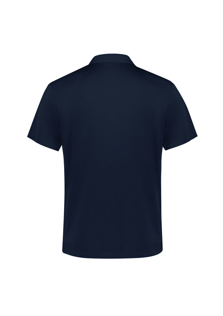 Action Mens Short Sleeve Polo - Navy - Back