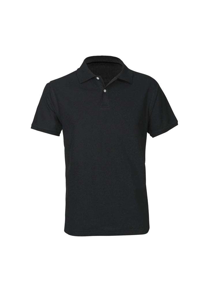 Neon Mens Short Sleeve Polo - Black - Front