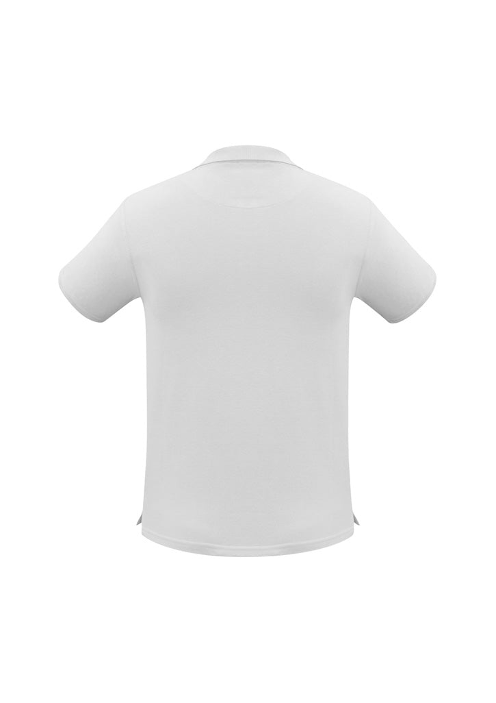 Neon Mens Short Sleeve Polo - White - Back