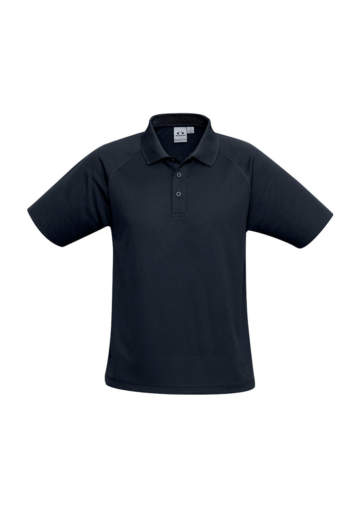 Sprint Kids Short Sleeve Polo - Navy - Front