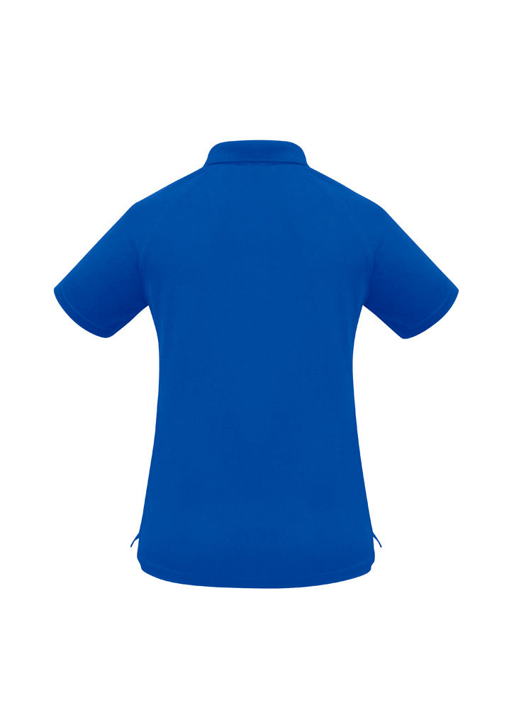 Sprint Womens Short Sleeve Polo - Royal - Back