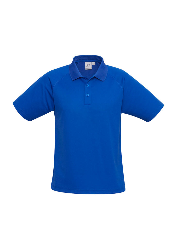Sprint Mens Short Sleeve Polo - Royal - Front