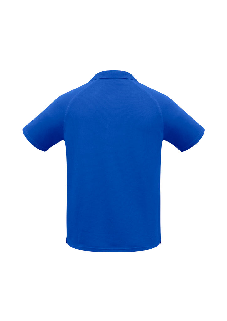 Sprint Mens Short Sleeve Polo - Royal - Back