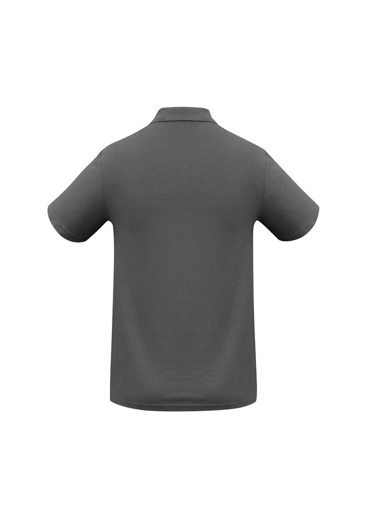 Crew Kids Short Sleeve Polo - Charcoal - Back