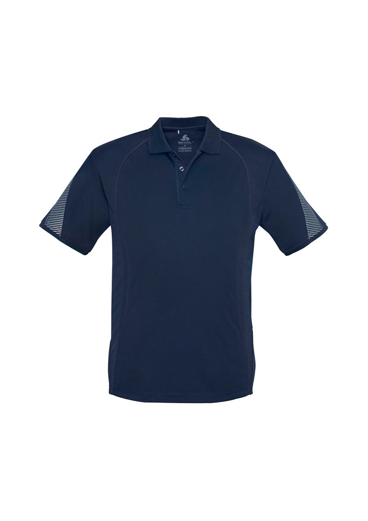 Razor Mens Short Sleeve Polo - Navy/Navy