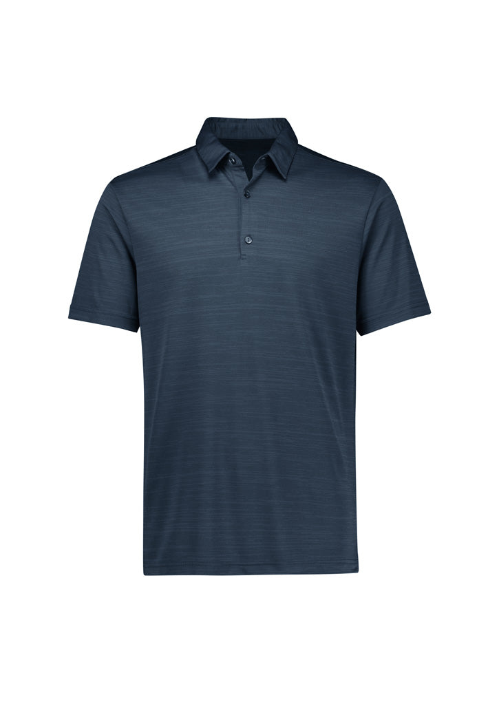 Orbit Mens Short Sleeve Polo - Navy - Front