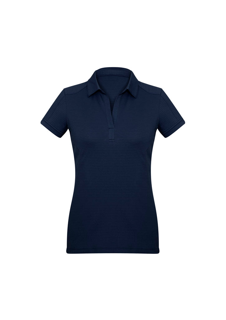 Profile Womens Short Sleeve Polo - Navy - Front