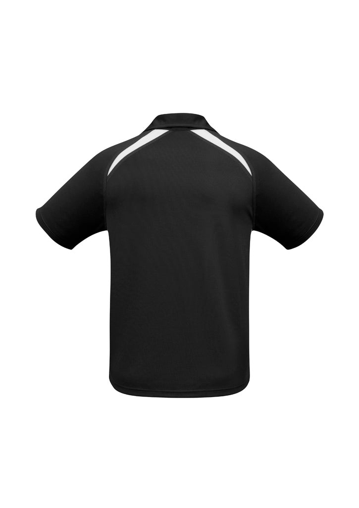 Splice Kids Short Sleeve Polo - Black/White - Back