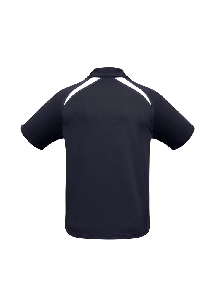 Splice Kids Short Sleeve Polo - Navy/White - Back