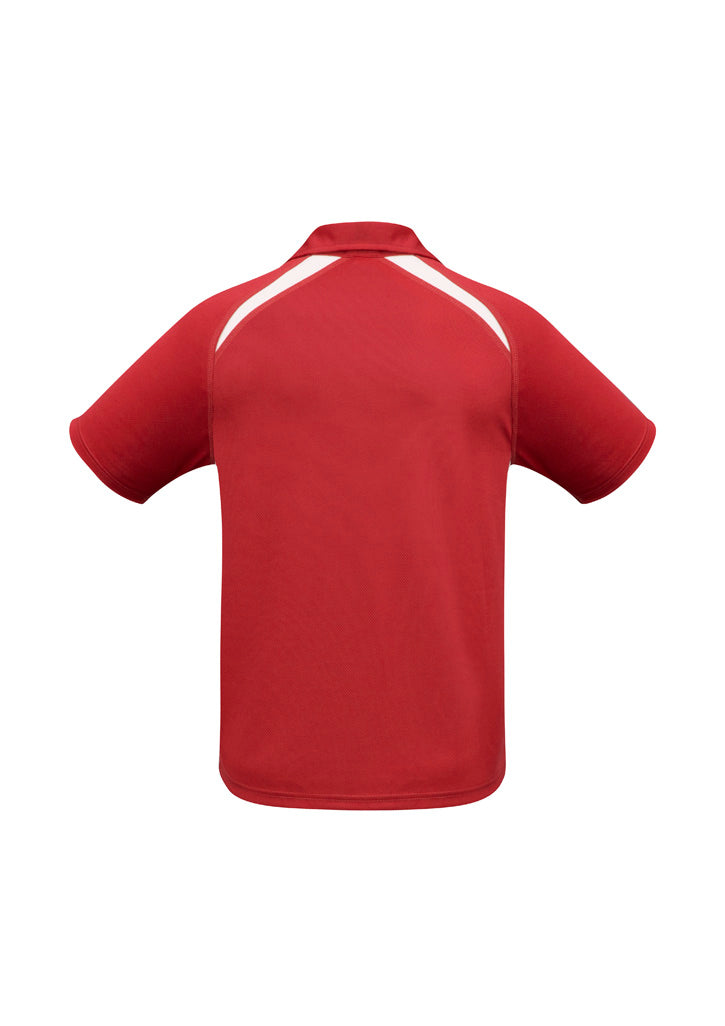Splice Kids Short Sleeve Polo - Red/White - Back