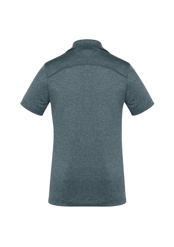 Aero Womens Short Sleeve Polo - Charcoal - Back