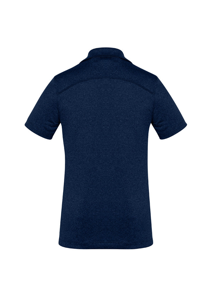 Aero Womens Short Sleeve Polo - Navy - Back