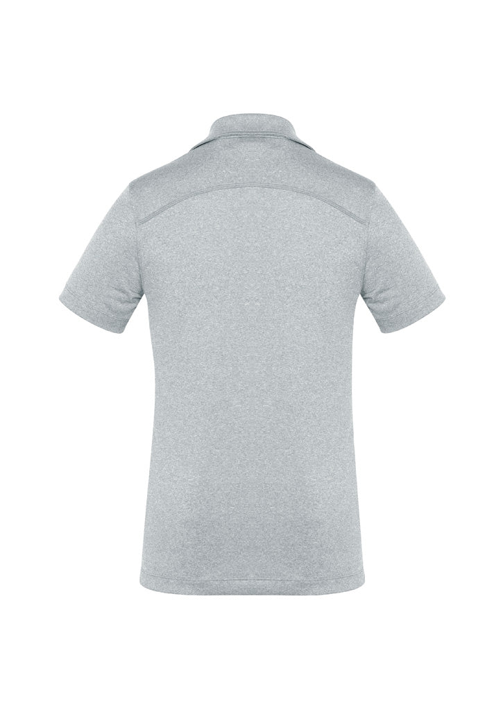 Aero Womens Short Sleeve Polo - Silver - Back