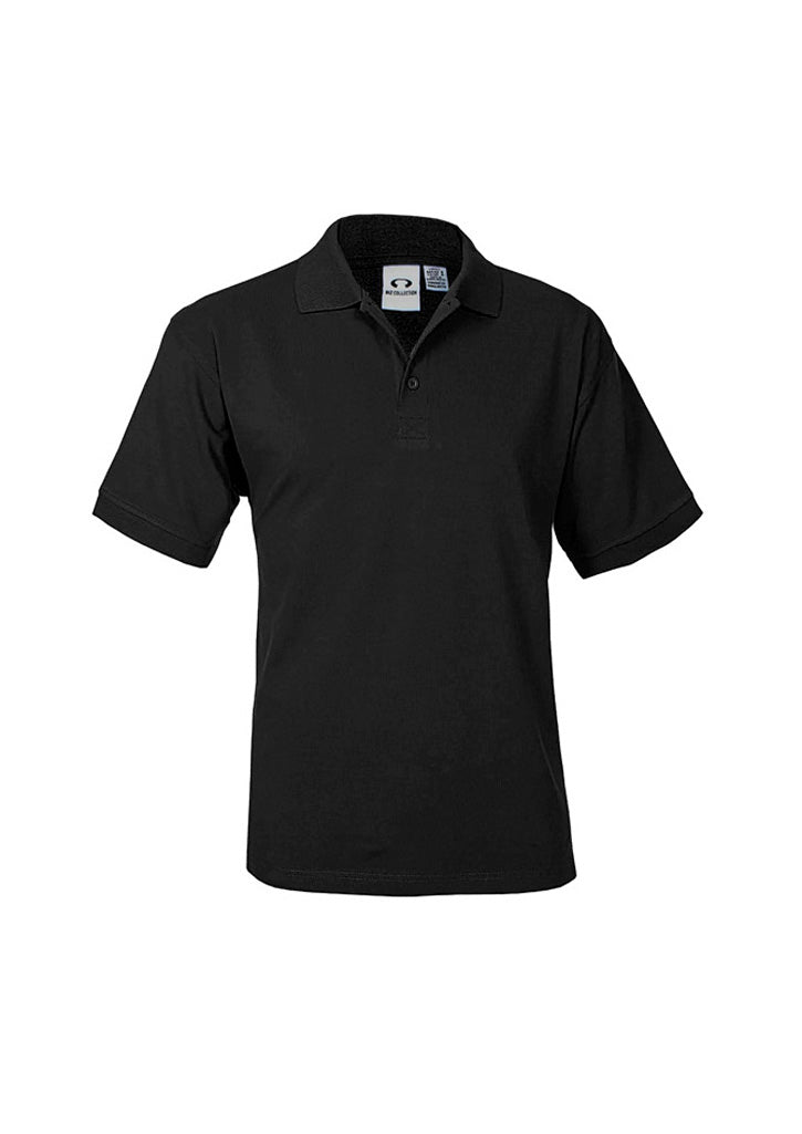 Oceana Mens Short Sleeve Polo - Black - Front