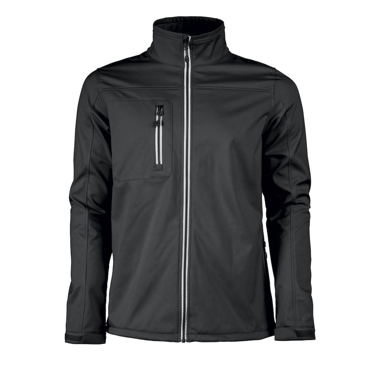 Vert Men's Softshell Jacket - Black - Front