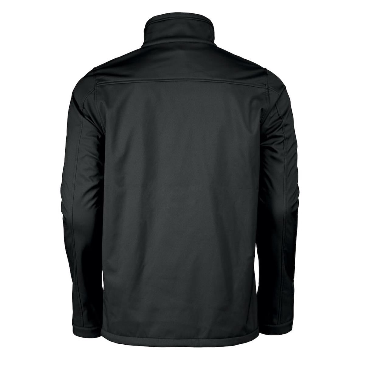 Vert Men's Softshell Jacket - Black - Back