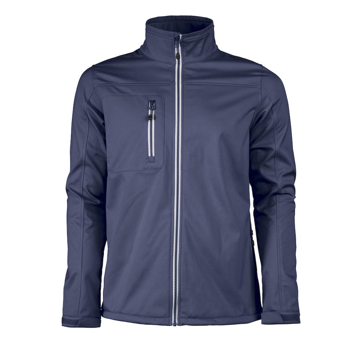 Vert Men's Softshell Jacket - Navy - Front