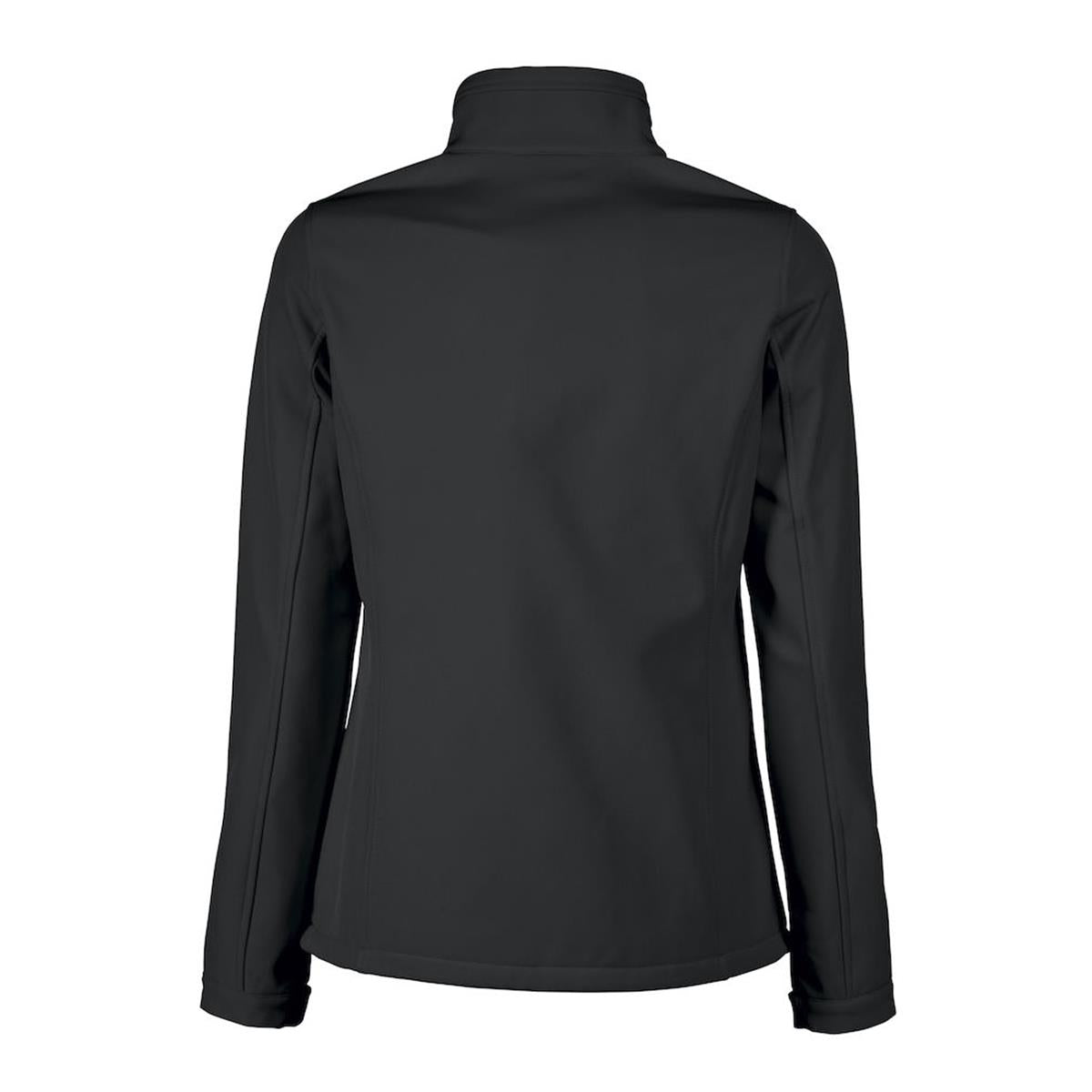 Vert Women's Softshell Jacket - Black - Back