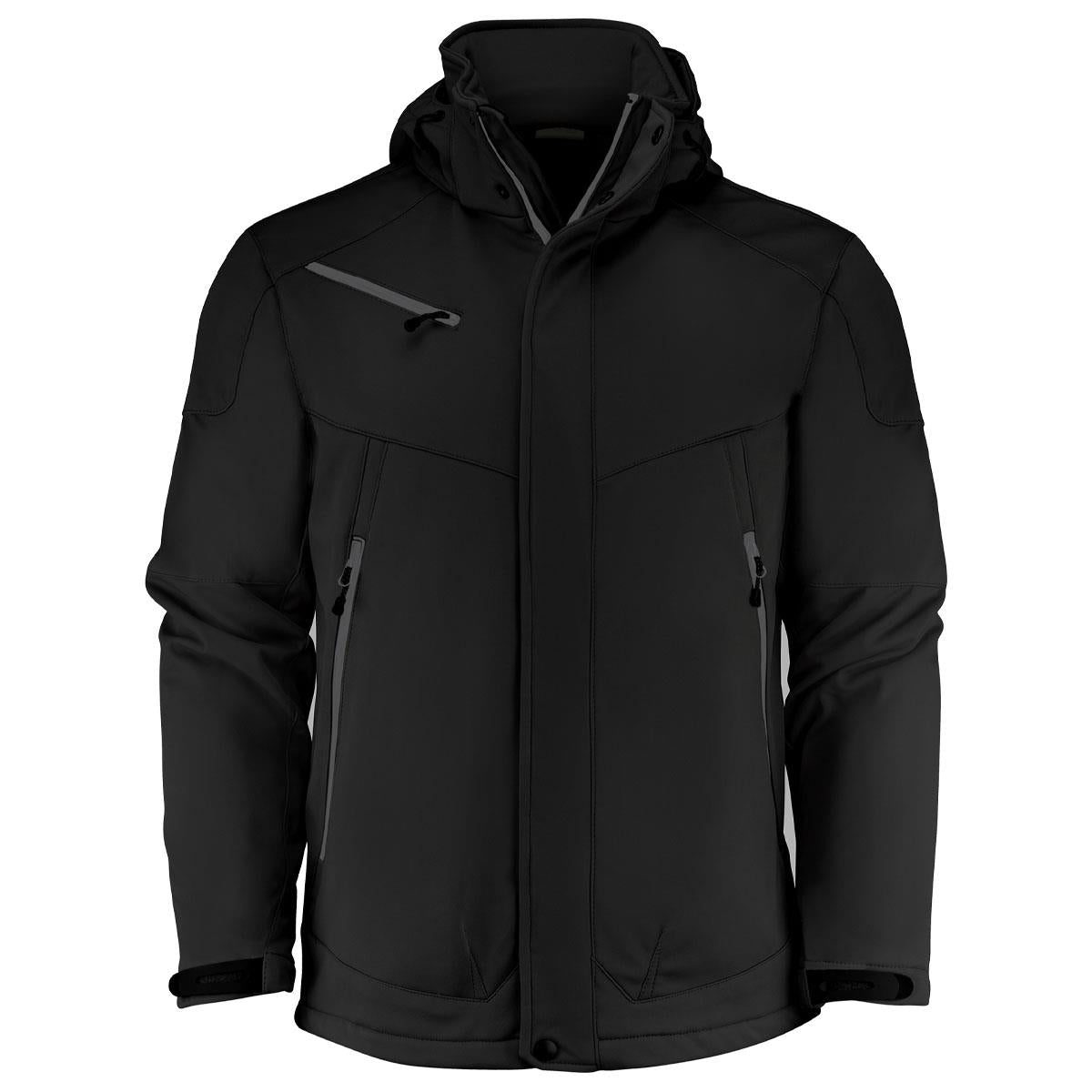 Skeleton Unisex Softshell - Black - Front