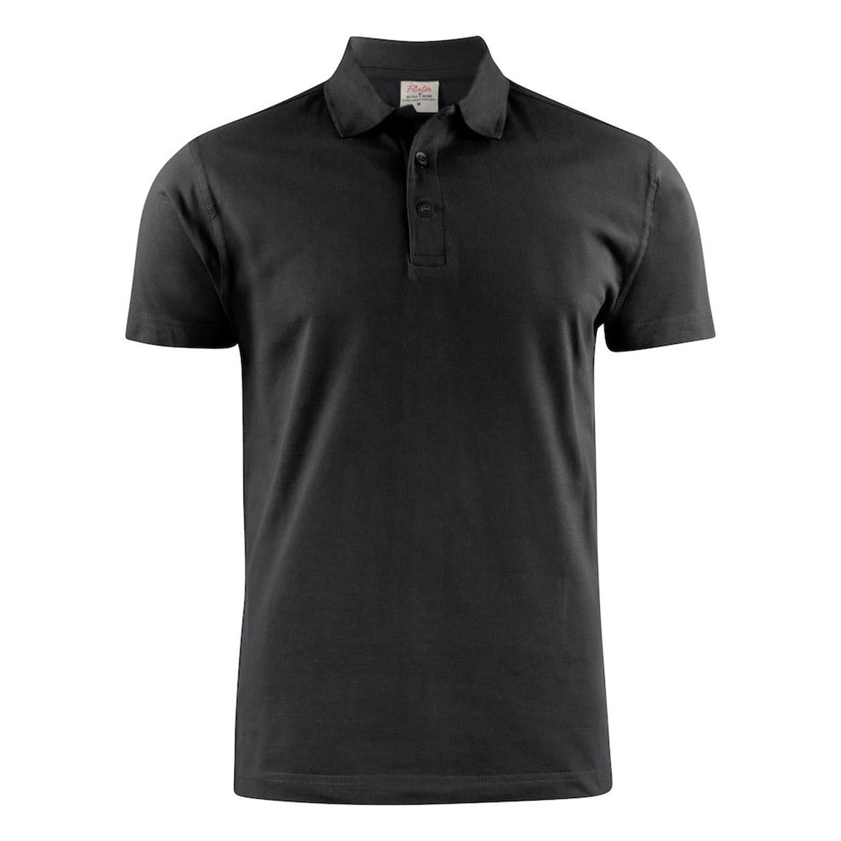 Surf RSX Men's Cotton Polo - Black - Front