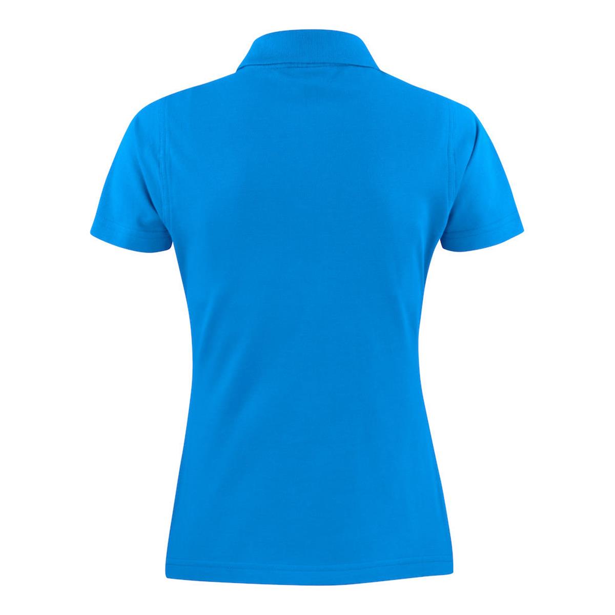 Surf Women's Cotton Polo - Blue - Back