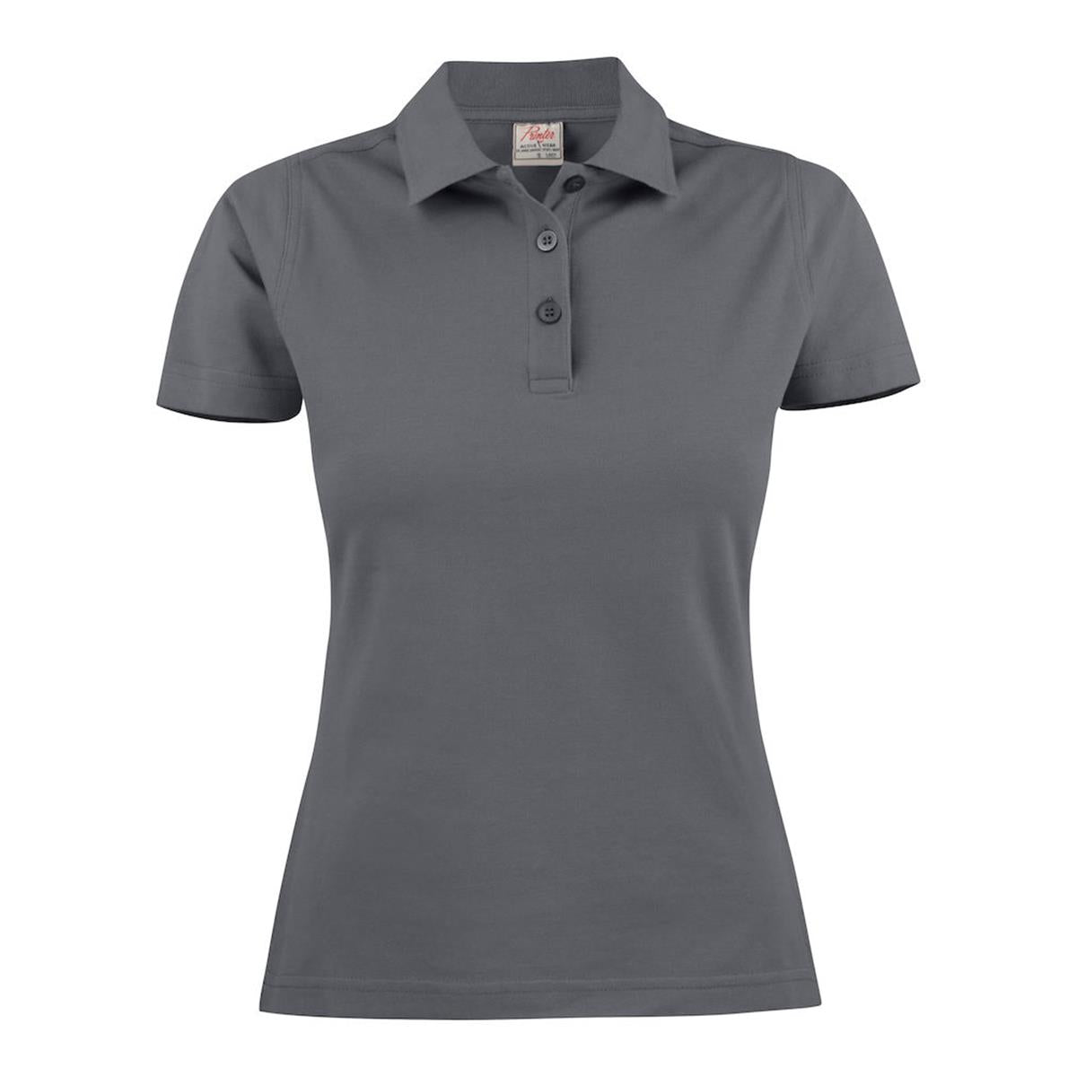 Surf Women's Cotton Polo - Grey - Front