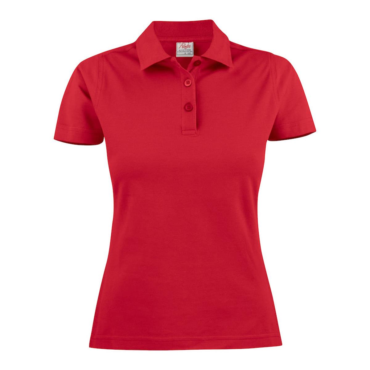 Surf Women's Cotton Polo - Red - Front