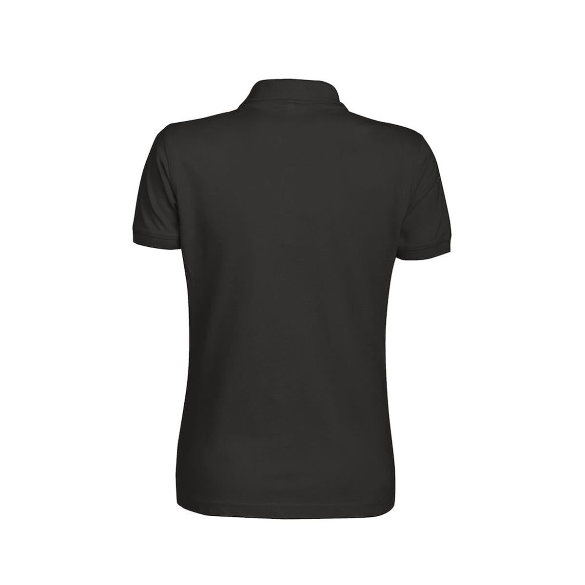 Surf Pro Women's Cotton Polo - Black - Back