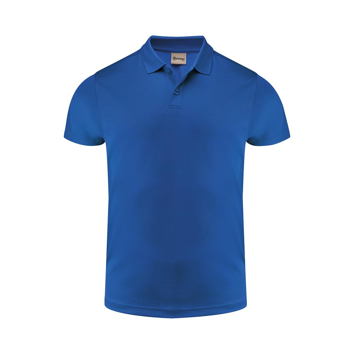 Men's Smash Polo - Bright Blue - Front