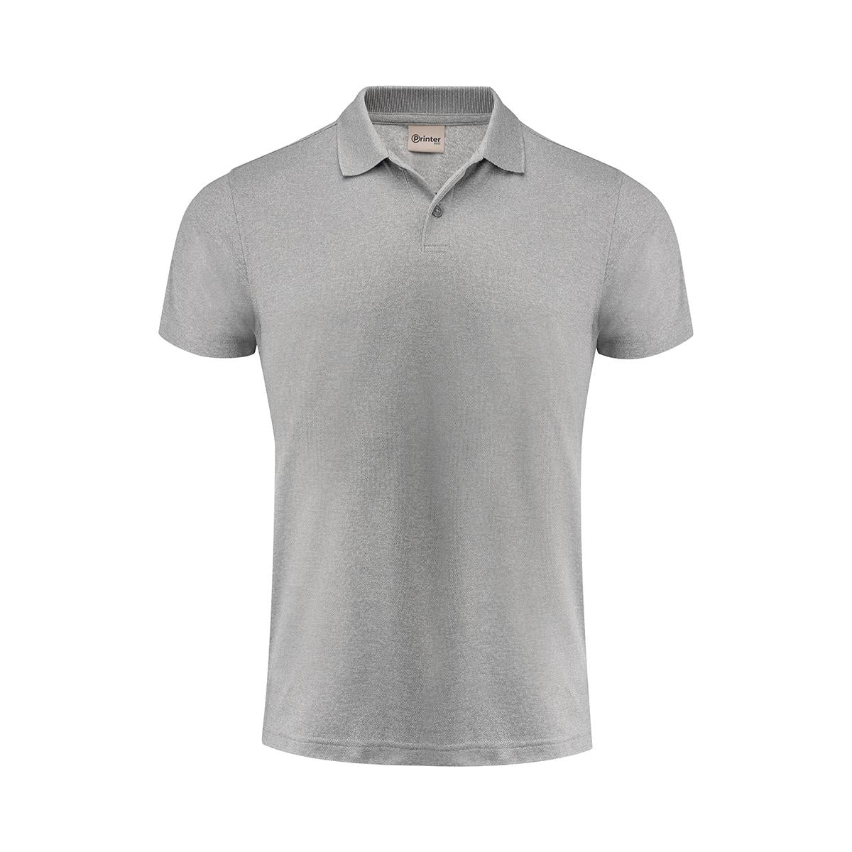 Men's Smash Polo - Grey Melange - Front