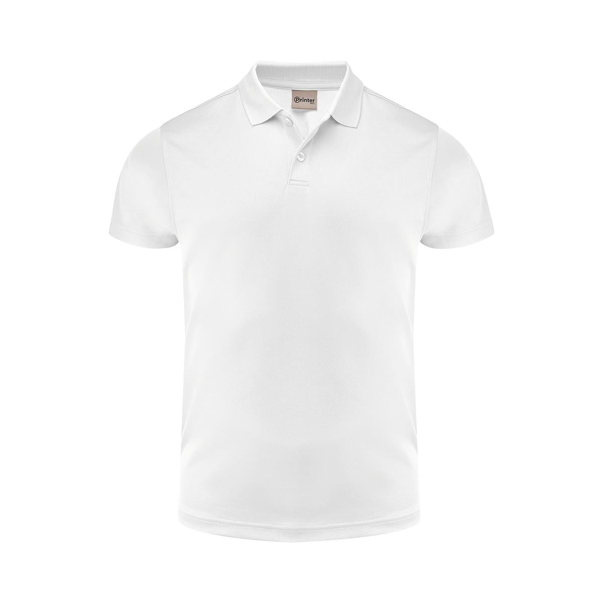 Men's Smash Polo - White - Front