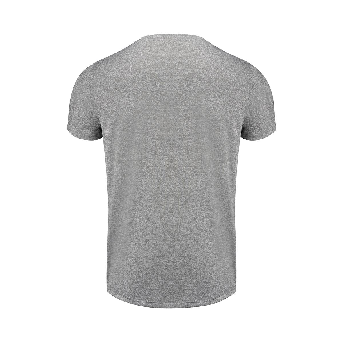 Men's Run Active Tee - Grey Melange - Back