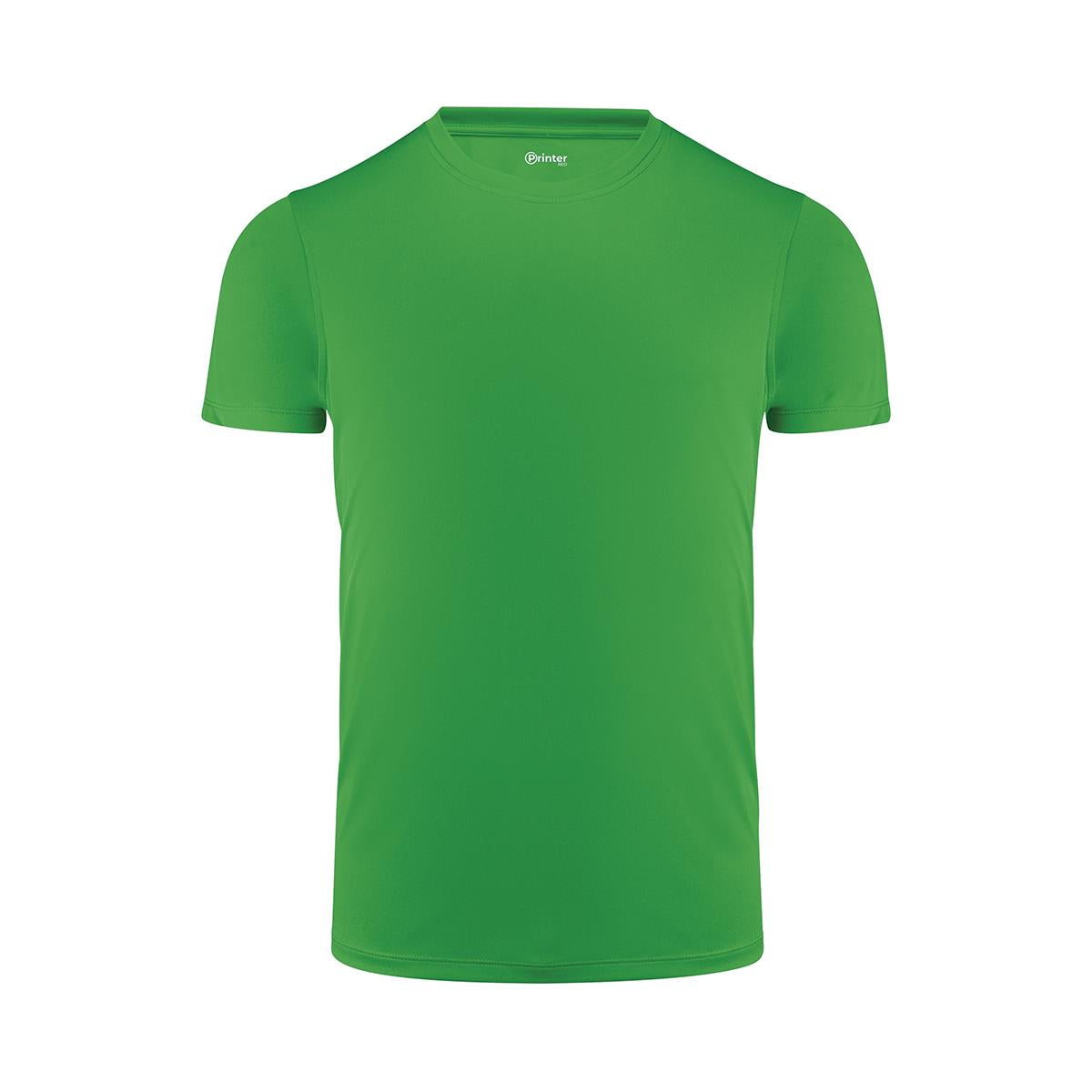 Men's Run Active Tee - Lime - Front