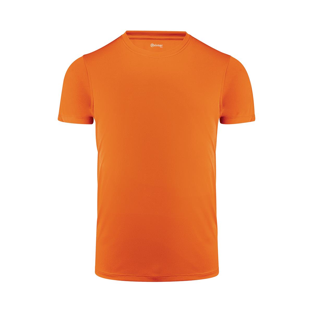 Men's Run Active Tee - Orange - Front