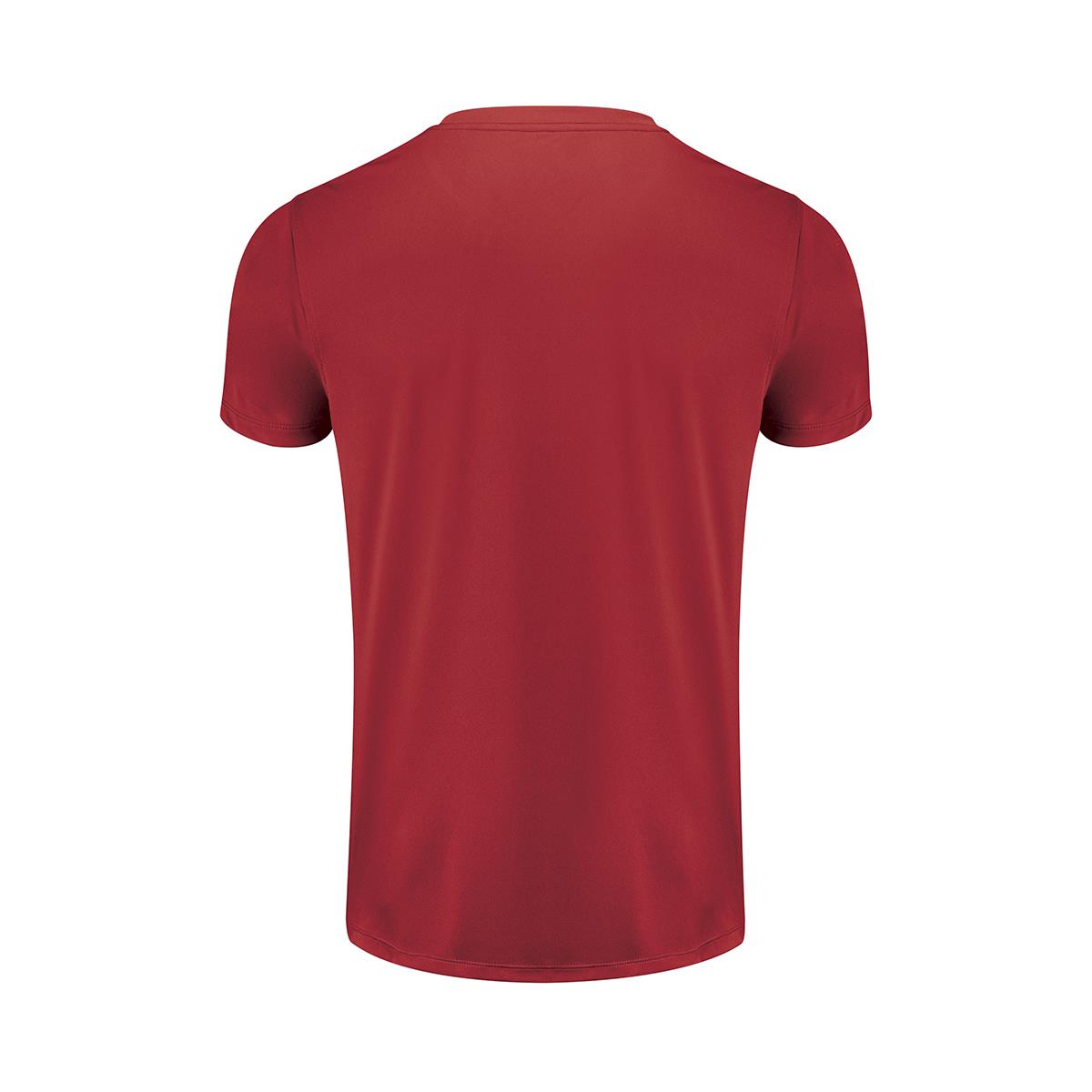 Men's Run Active Tee - Red - Back
