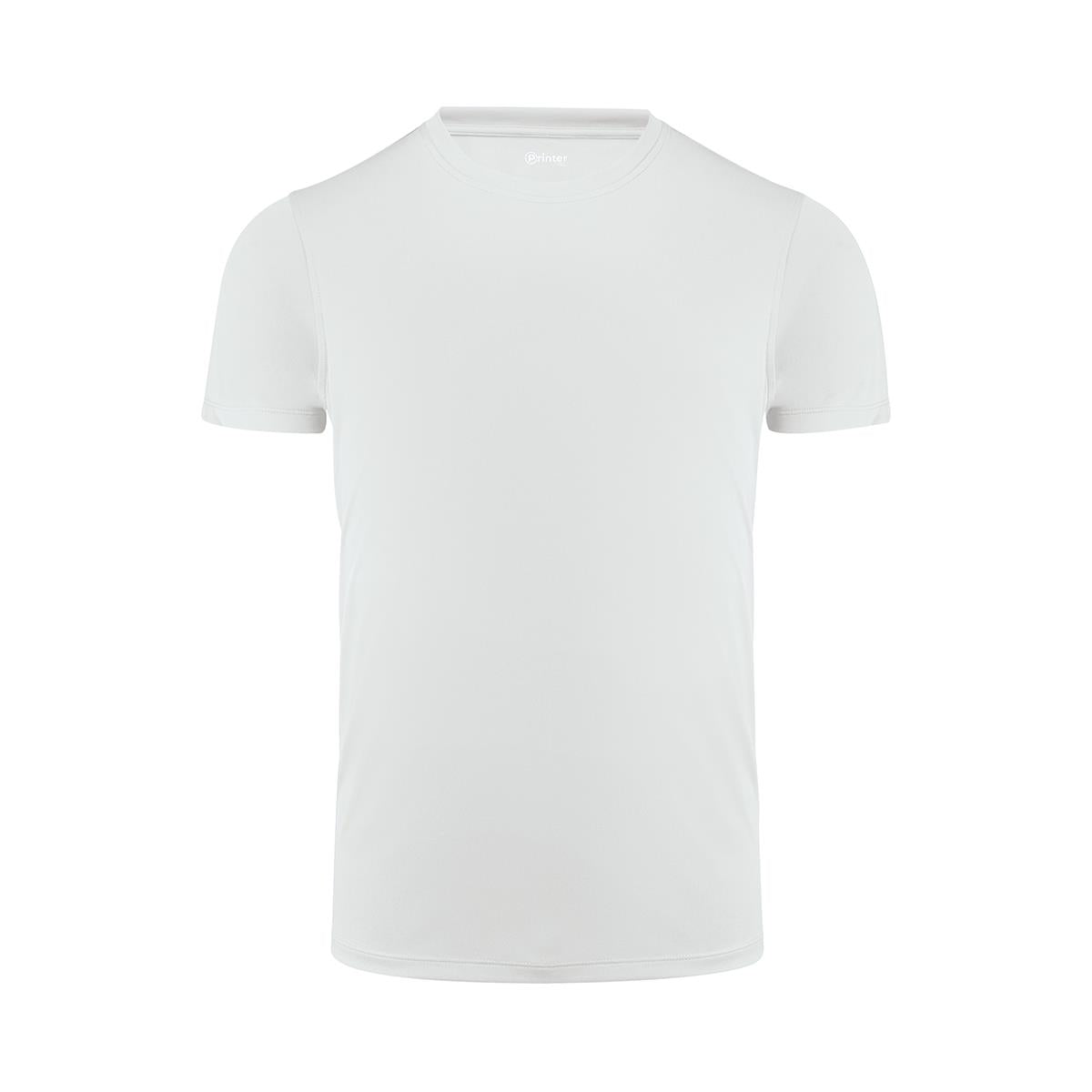 Men's Run Active Tee - White - Front