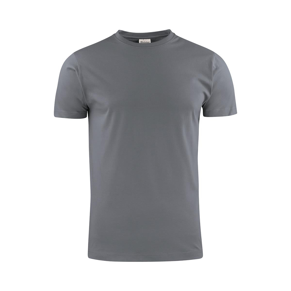 Men's Printer 140 Tee - Steel Grey - Front