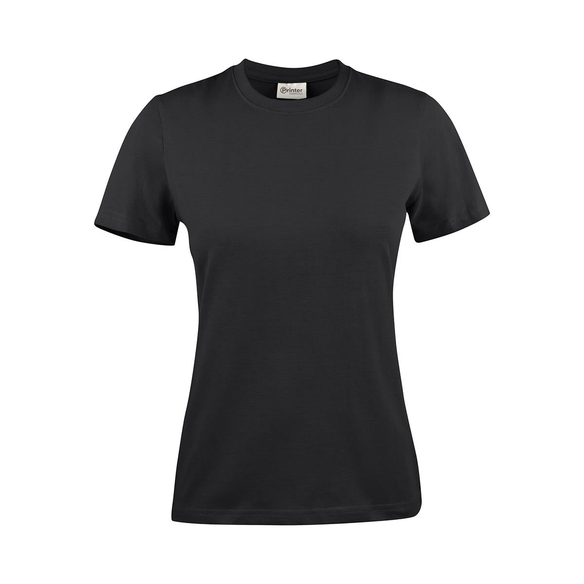 Women's Printer 160 Tee - Black - Front