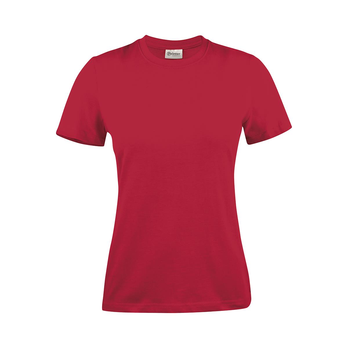 Women's Printer 160 Tee - Red - Front