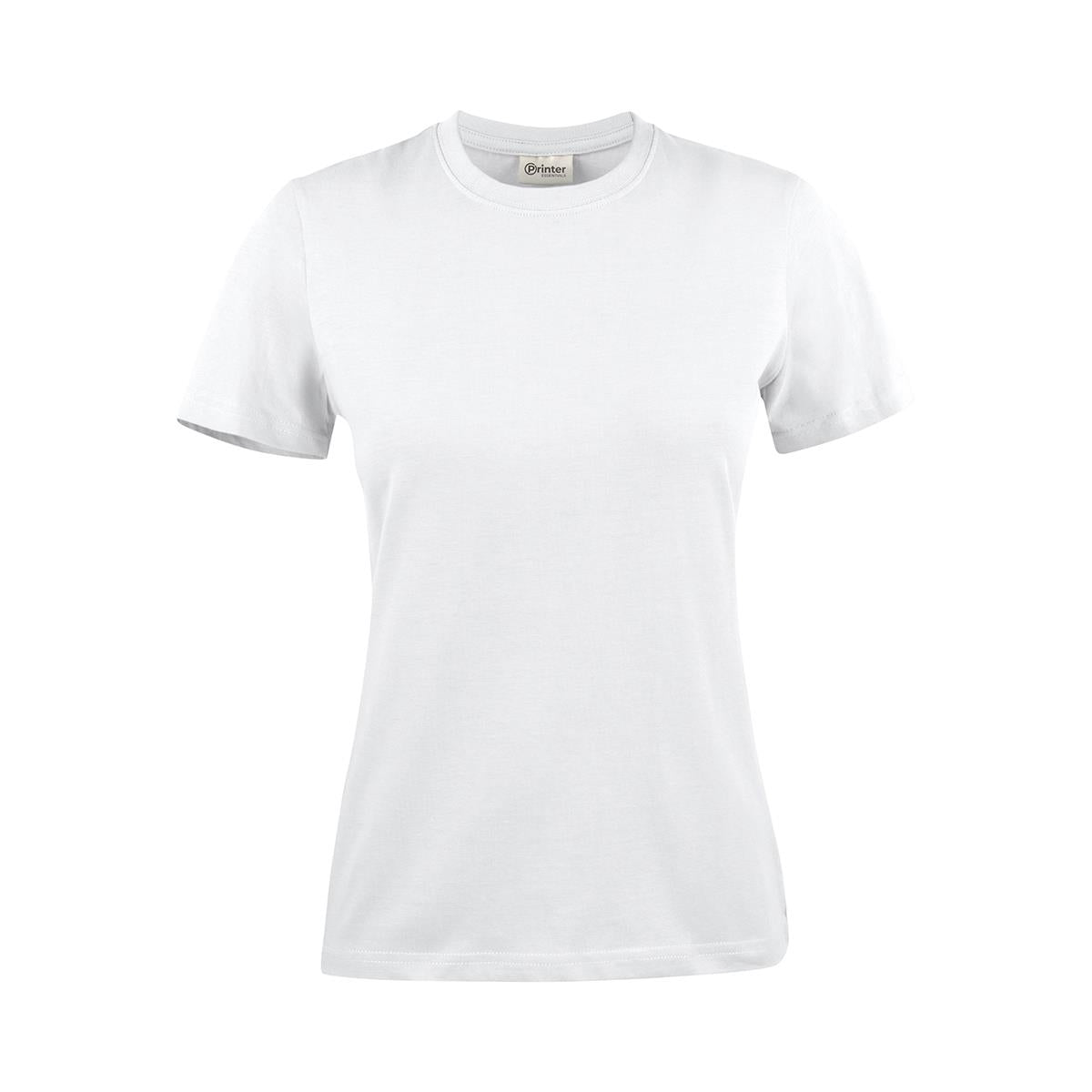 Women's Printer 160 Tee - White - Front