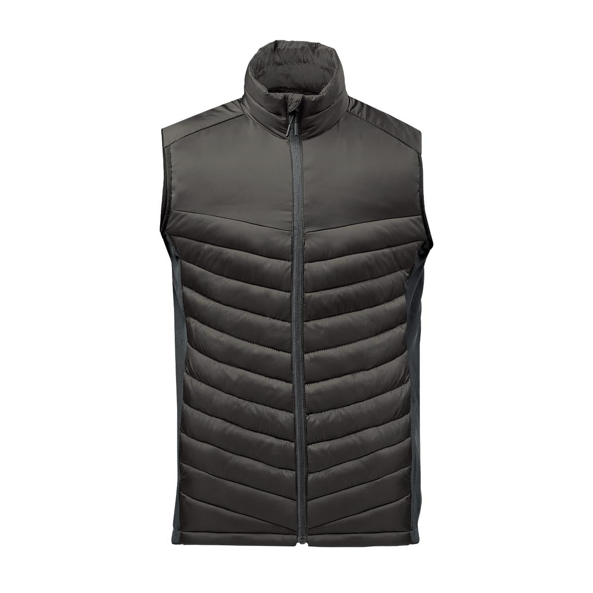 Men's Montserrat Thermal Vest - Black / Granite - Front
