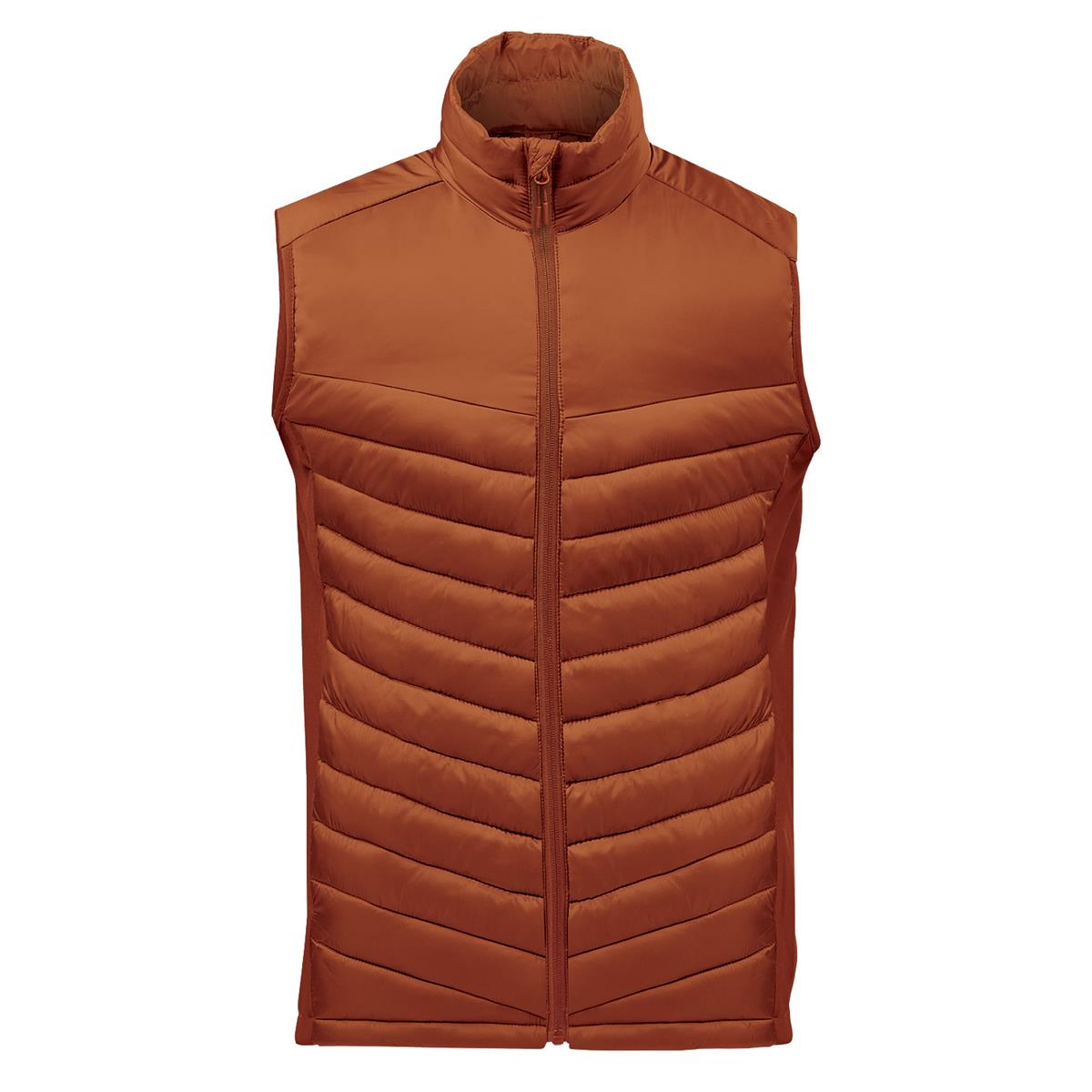 Men's Montserrat Thermal Vest - Rust / Umber - Front