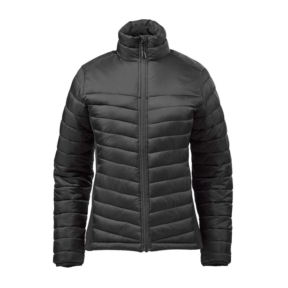 Women's Montserrat Thermal Jacket - Black / Granite - Front