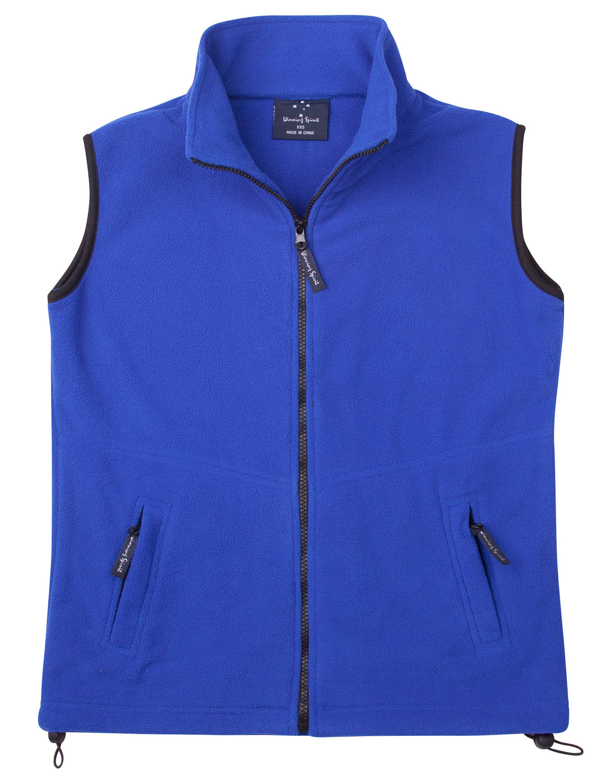 Freedom Polar Fleece Vest- Unisex - Royal/Black - Front