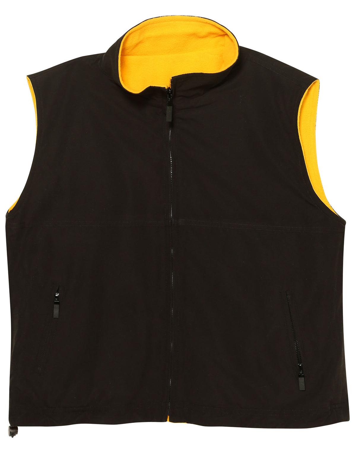 Mariner Vest - Unisex - Black/Gold - Front