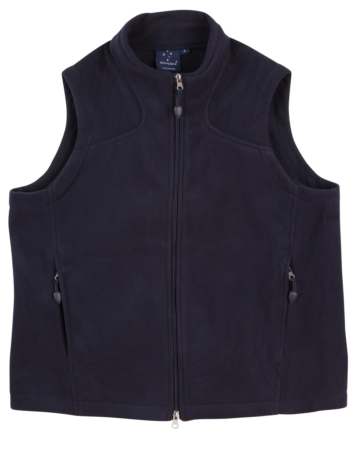 Diamond Fleece Vest Men's - Navy - Front